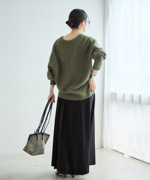 journal standard L'essage（ジャーナルスタンダードレサージュ）の「《追加》ロングプリーツスカート（スカート・レディース・チャコールグレー/ブラック系その他・36/38）」の11枚目の写真