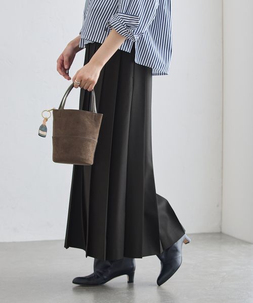 journal standard L'essage（ジャーナルスタンダードレサージュ）の「《追加》ロングプリーツスカート（スカート・レディース・チャコールグレー/ブラック系その他・36/38）」の13枚目の写真