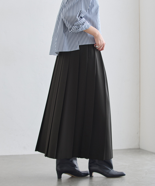 journal standard L'essage（ジャーナルスタンダードレサージュ）の「《追加》ロングプリーツスカート（スカート・レディース・チャコールグレー/ブラック系その他・36/38）」の15枚目の写真