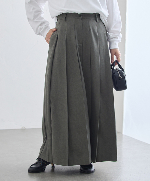journal standard L'essage（ジャーナルスタンダードレサージュ）の「《追加》ロングプリーツスカート（スカート・レディース・チャコールグレー/ブラック系その他・36/38）」の19枚目の写真