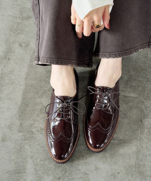 FLAT(フラット)の「《追加3》アツゾコオックス(ローファー・レディース・ブラウン/ブラックミックス・23cm/22.5cm/22cm/24.5cm/24cm/23.5cm/25.5cm/25cm)」の2枚目の写真