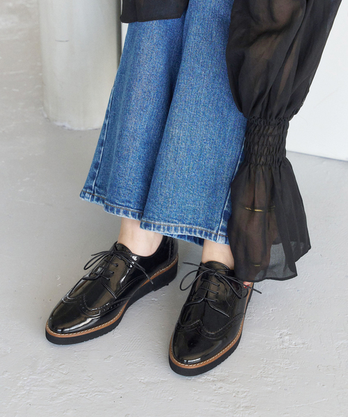 FLAT(フラット)の「《追加3》アツゾコオックス(ローファー・レディース・ブラウン/ブラックミックス・23cm/22.5cm/22cm/24.5cm/24cm/23.5cm/25.5cm/25cm)」の6枚目の写真