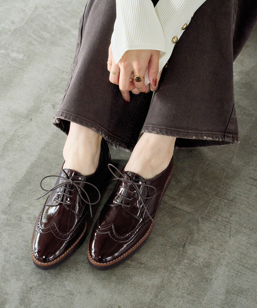 FLAT(フラット)の「《追加3》アツゾコオックス(ローファー・レディース・ブラウン/ブラックミックス・23cm/22.5cm/22cm/24.5cm/24cm/23.5cm/25.5cm/25cm)」の18枚目の写真