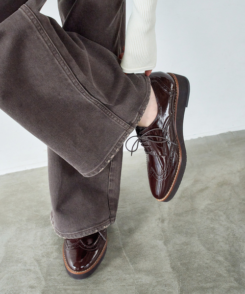 FLAT(フラット)の「《追加3》アツゾコオックス(ローファー・レディース・ブラウン/ブラックミックス・23cm/22.5cm/22cm/24.5cm/24cm/23.5cm/25.5cm/25cm)」の19枚目の写真