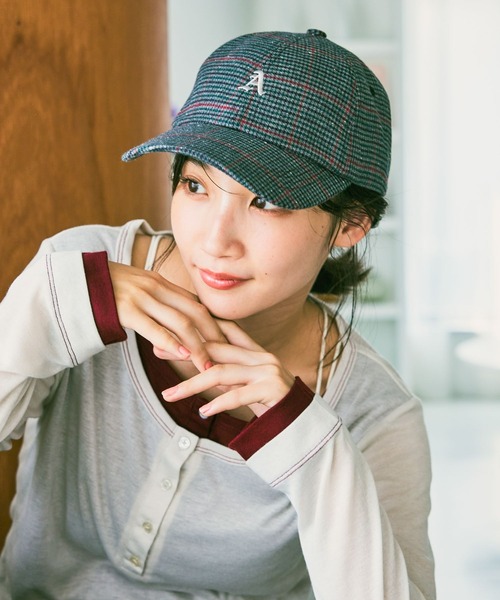 niko and...(ニコアンド)の「ネップチェック柄キャップ(キャップ・レディース・ベージュ/グレー/グリーン・FREE)」の14枚目の写真