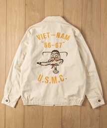HOUSTON（ヒューストン）の「【22】〔HOUSTON ヒューストン〕ベトナムジャケット スーベニアジャケット TIGER USMC（ミリタリージャケット）」