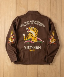 HOUSTON（ヒューストン）の「【22】〔HOUSTON ヒューストン〕ベトナムジャケット スーベニアジャケット TIGER USMC（ミリタリージャケット）」