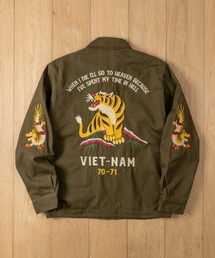 JOHN'S CLOSET（ジョンズクローゼット）の「【22】〔HOUSTON/ヒューストン〕ベトナムジャケット/スーベニアジャケット TIGER/USMC（ミリタリージャケット）」