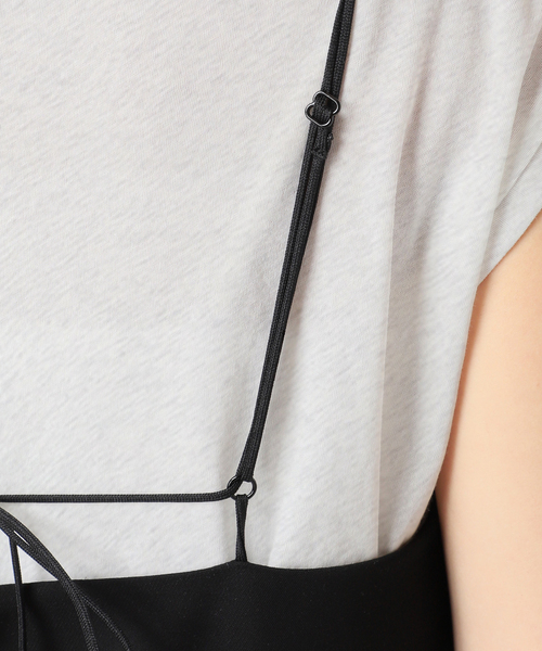 U by SPICK&SPAN(ユーバイスピックアンドスパン)の「《WEB限定 / 追加2 / 2枚セット》WPL トラウザーサロペット(つなぎ/オールインワン・レディース・モカ/ブラック・38/36)」の20枚目の写真