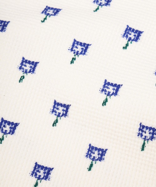 mintdesigns(ミントデザインズ)の「Cat & Mouse Thermal Top(Tシャツ/カットソー・レディース・グレー/ホワイト・ONESIZE)」の12枚目の写真