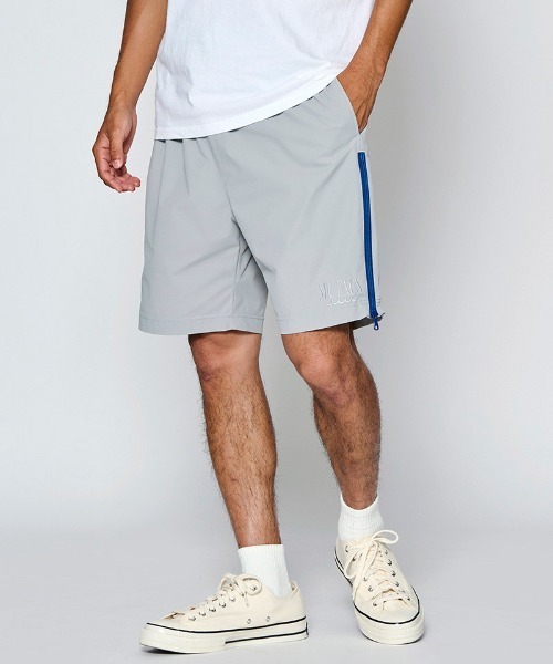 ACANTHUS(アカンサス)の「mp15430- Side Zip Shorts ショートパンツ(MA2707)(その他パンツ・メンズ・グレー/ブラック/ネイビー・XL/L/M/S)」の1枚目の写真
