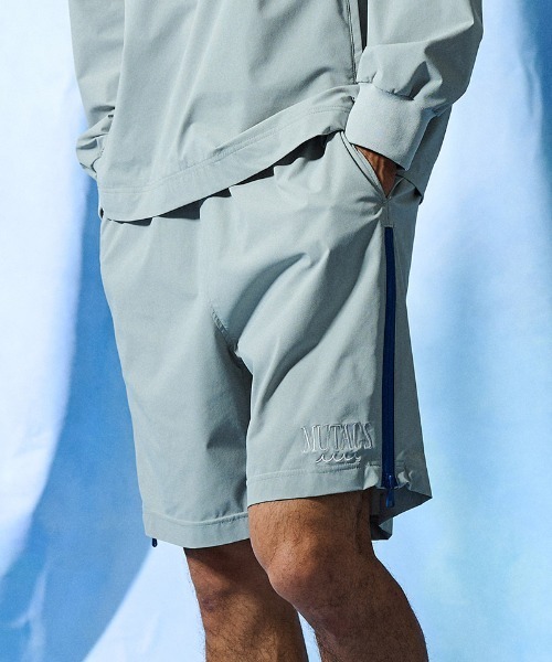ACANTHUS(アカンサス)の「mp15430- Side Zip Shorts ショートパンツ(MA2707)(その他パンツ・メンズ・グレー/ブラック/ネイビー・XL/L/M/S)」の4枚目の写真