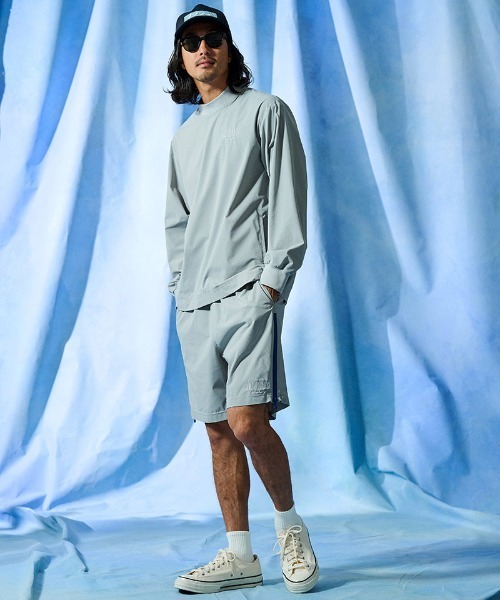ACANTHUS(アカンサス)の「mp15430- Side Zip Shorts ショートパンツ(MA2707)(その他パンツ・メンズ・グレー/ブラック/ネイビー・XL/L/M/S)」の5枚目の写真