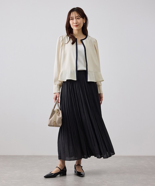 ROPE' PICNIC(ロペピクニック)の「ジャケットみたいに着られるブラウス(シャツ/ブラウス・レディース・ネイビー/サックスブルー/ホワイト系その他/ホワイト・FREE)」の14枚目の写真