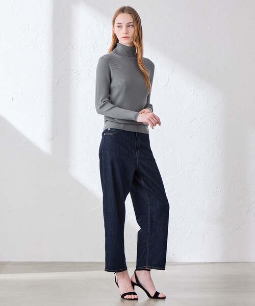 MACKINTOSH LONDON(マッキントッシュ ロンドン)の「【WEB・一部店舗限定】リアリブニットタートルネックプルオーバー(ニット/セーター・レディース・ブラウン系その他2/ブルー系その他2/ブラック/グレー系その他/オフホワイト・40/38)」の14枚目の写真
