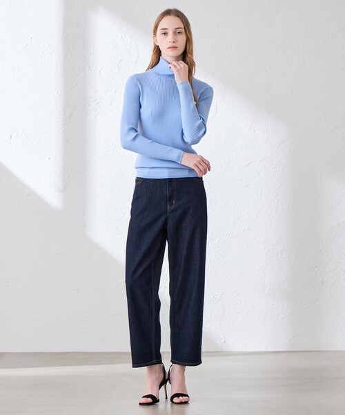 MACKINTOSH LONDON(マッキントッシュ ロンドン)の「【WEB・一部店舗限定】リアリブニットタートルネックプルオーバー(ニット/セーター・レディース・ブラウン系その他2/ブルー系その他2/ブラック/グレー系その他/オフホワイト・40/38)」の16枚目の写真