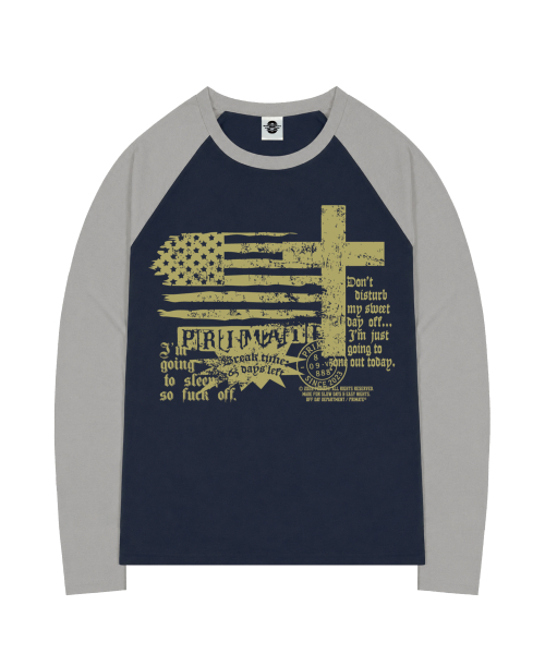 PRIMATE(プライメイト)の「DISTURB オーバーサイズ ビビッドラグラン ロングスリーブ 4色展開(Tシャツ/カットソー・レディース・ネイビー/ピンク/レッド/イエロー・1/2)」の7枚目の写真