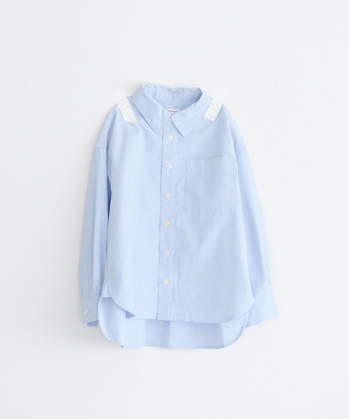 LOWRYS FARM（ローリーズファーム）の「コタットシャツ  1063353（Tシャツ/カットソー・キッズ・ベージュ/ブルー/グリーン・110cm/120cm/130cm/140cm/150cm）」の3枚目の写真
