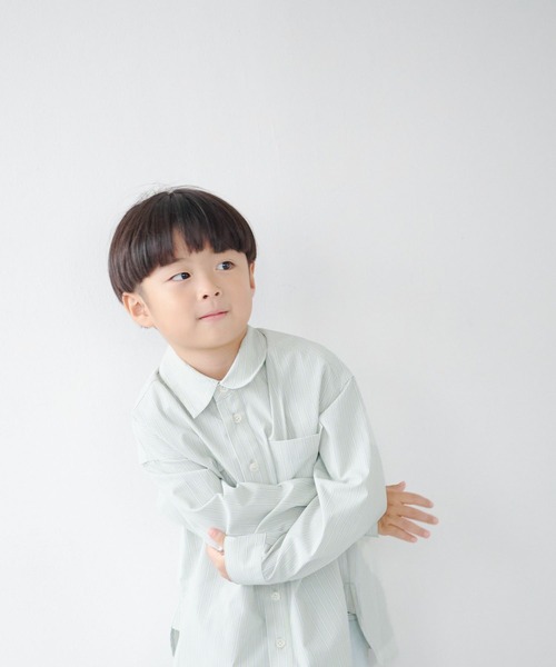 LOWRYS FARM（ローリーズファーム）の「コタットシャツ  1063353（Tシャツ/カットソー・キッズ・ベージュ/ブルー/グリーン・110cm/120cm/130cm/140cm/150cm）」の7枚目の写真