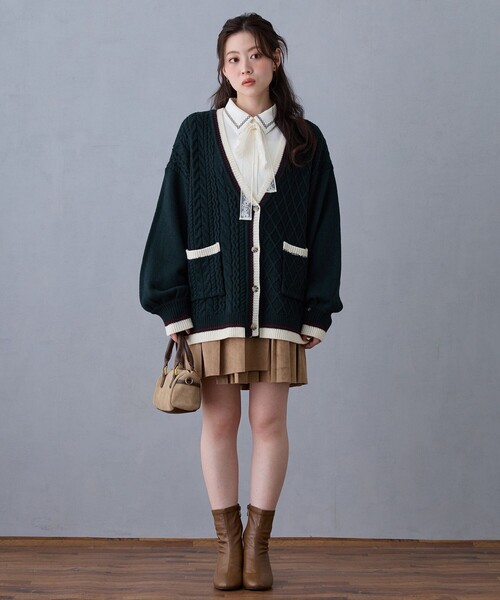 NICOLE CLUB(ニコル クラブ)の「レースリボンブラウス(シャツ/ブラウス・レディース・ブラウン/オフホワイト/サックスブルー・M)」の10枚目の写真