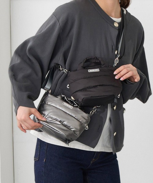 ROOTOTE(ルートート)の「ルートート / フェザールー ベビールー ダウンフェザー 2WAYミニトートバッグ FE.べビールー.モデレートーB(ショルダーバッグ・レディース・ブラック/ブラウン/シルバー/ホワイト系その他・FREE)」の20枚目の写真