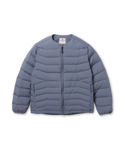 Snow Peak（スノーピーク）の「Snow Peak / Middler Down Collarless Jacket ミドラーダウン ノーカラージャケット（ダウンジャケット/コート・メンズ・ブラウン/チャコール/ブルー・XL/L/M/S）」の11枚目の写真