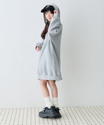 JENNI（ジェニィ）の「【JENNI ジェニィ】フード付きロゴワンピ（ワンピース）」