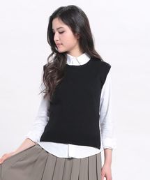 ROPE' PICNIC | スリット空きニットベスト(ベスト)