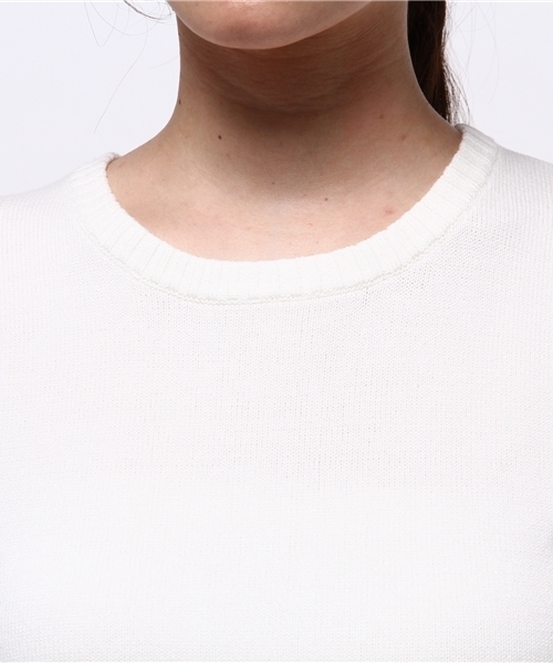 ROPE' PICNIC（ロペピクニック）の「スリット空きニットベスト（ベスト・レディース・ホワイト/ブラック/ネイビー・38）」の6枚目の写真