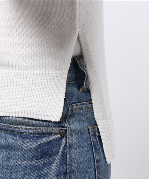 ROPE' PICNIC（ロペピクニック）の「スリット空きニットベスト（ベスト・レディース・ホワイト/ブラック/ネイビー・38）」の8枚目の写真