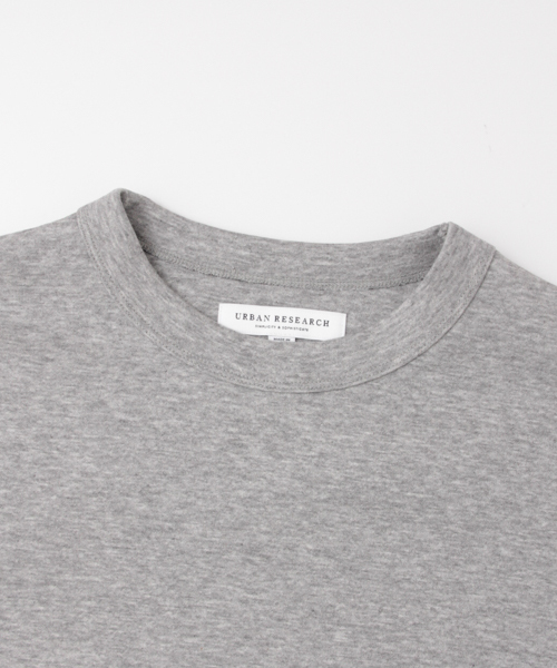 URBAN RESEARCH（アーバンリサーチ）の「ポンチバイカラールーズTシャツ（Tシャツ/カットソー・メンズ・ホワイト×グレー/ブラック系その他/ベージュ系その他/グレー×ホワイト・LARGE/MEDIUM）」の10枚目の写真