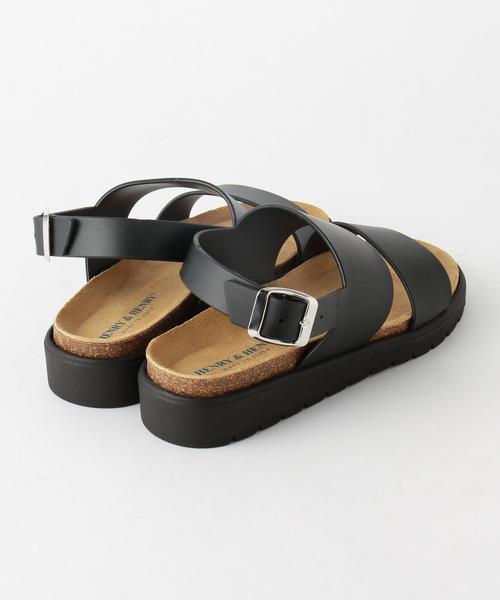 HENRY&HENRY（ヘンリーアンドヘンリー）の「HENRY&HENRYベルトサンダル/HENRY&/H BLT SANDL◆（サンダル・レディース・ブラック/ホワイト・36/37/38）」の6枚目の写真