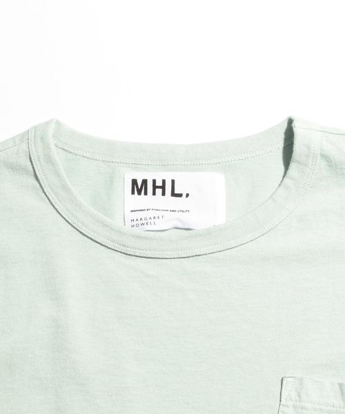MHL.（エムエイチエル）の「＜MHL.＞17 1POC LOGO TEE/Tシャツ◆（Tシャツ/カットソー・メンズ・ホワイト/ブラック/ライム・LARGE/MEDIUM/SMALL）」の11枚目の写真