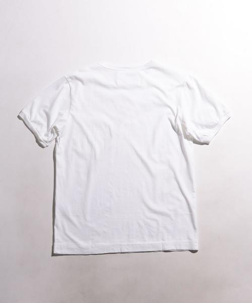 MHL.（エムエイチエル）の「＜MHL.＞17 1POC LOGO TEE/Tシャツ◆（Tシャツ/カットソー・メンズ・ホワイト/ブラック/ライム・LARGE/MEDIUM/SMALL）」の6枚目の写真