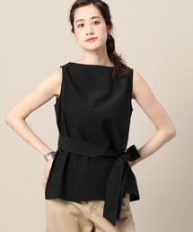 BEAUTY&YOUTH UNITED ARROWS | BY コットンタイプライターリボンノースリーブ(シャツ/ブラウス)