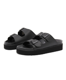 PLAKTON | PLAKTON　厚底ダブルストラップ コンフォートサンダル(サンダル)