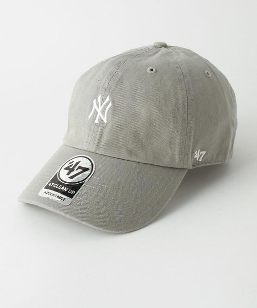 '47（フォーティーセブン）の「[フォーティーセブンブランド]SC 47 YANKEES MINILOGO キャップ ◆（キャップ・メンズ・ブラック/グレー/シャーベット/ダークグリーン/ネイビー/レッド・FREE）」の3枚目の写真