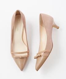 ODETTE E ODILE | OFD 2ラインリボン パンプス45(パンプス)