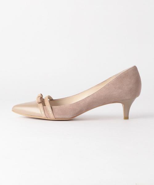 ODETTE E ODILE（オデットエオディール）の「OFD 2ラインリボン パンプス45（パンプス・レディース・ベージュ/ブラック/その他1・24cm/23cm/22.5cm/23.5cm/22cm/24.5cm）」の4枚目の写真