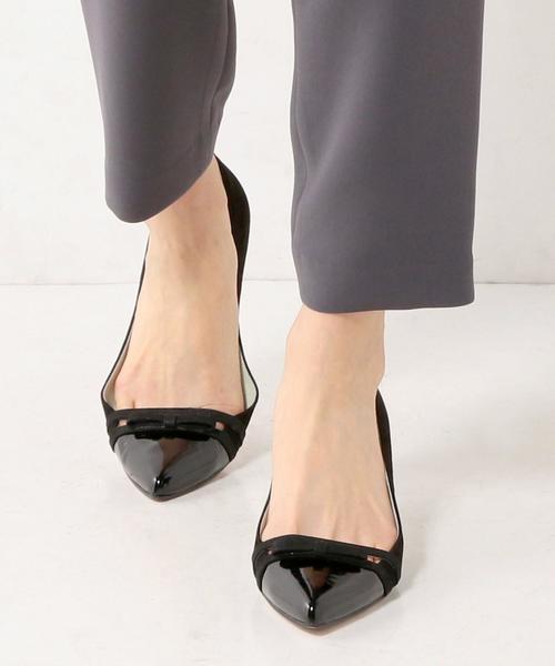 ODETTE E ODILE（オデットエオディール）の「OFD 2ラインリボン パンプス45（パンプス・レディース・ベージュ/ブラック/その他1・24cm/23cm/22.5cm/23.5cm/22cm/24.5cm）」の12枚目の写真