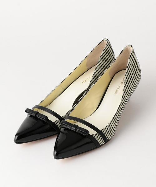 ODETTE E ODILE（オデットエオディール）の「OFD 2ラインリボン パンプス45（パンプス・レディース・ベージュ/ブラック/その他1・24cm/23cm/22.5cm/23.5cm/22cm/24.5cm）」の15枚目の写真