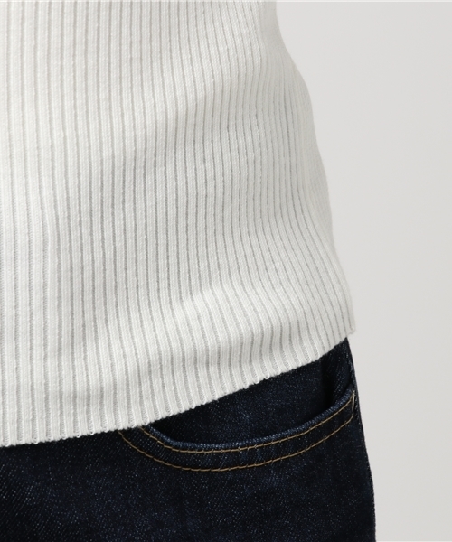 mysty woman（ミスティウーマン）の「フリルネックインナー（Tシャツ/カットソー・レディース・ブラック/イエロー/トップグレー/ホワイト・FREE）」の10枚目の写真