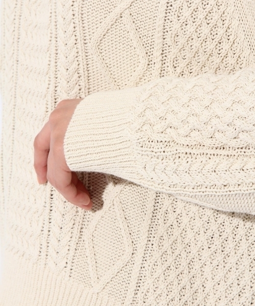 niko and...(ニコアンド)の「ケーブルボートプルオーバー【niko and ...】(ニット/セーター・レディース・チャコール/ライトブルー/アイボリー・LARGE/MEDIUM)」の14枚目の写真