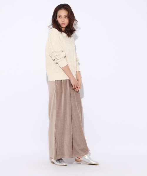 niko and...(ニコアンド)の「ケーブルボートプルオーバー【niko and ...】(ニット/セーター・レディース・チャコール/ライトブルー/アイボリー・LARGE/MEDIUM)」の18枚目の写真