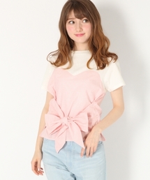 Heather | イソザイ＊マエリボントップス　759632(Tシャツ/カットソー)