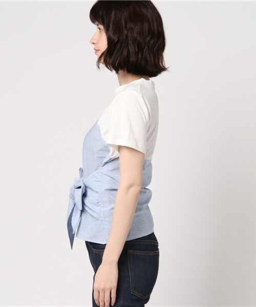 Heather（ヘザー）の「イソザイ＊マエリボントップス　759632（Tシャツ/カットソー・レディース・ブルー系その他/ブラック/ピンク系その他・FREE）」の11枚目の写真