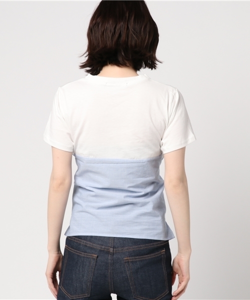 Heather（ヘザー）の「イソザイ＊マエリボントップス　759632（Tシャツ/カットソー・レディース・ブルー系その他/ブラック/ピンク系その他・FREE）」の4枚目の写真