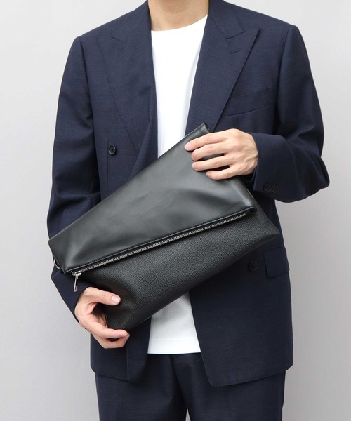 REGiSTA(レジスタ)の「2WAY 切り替え クラッチバッグ・ショルダーバッグ 冠婚葬祭(クラッチバッグ・メンズ・ベージュ/ブラック/グレー/ネイビー/ブラック系その他・FREE)」の9枚目の写真
