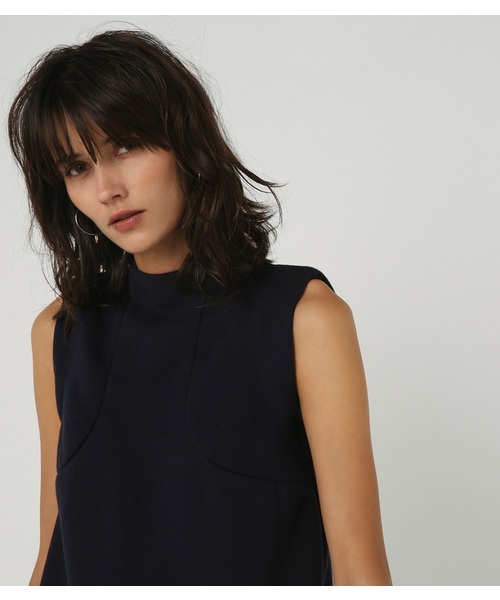 RIM.ARK（リムアーク）の「プリザントコクーンワンピース（ワンピース・レディース・ブラック/ネイビー/ダークグリーン・36/38）」の8枚目の写真