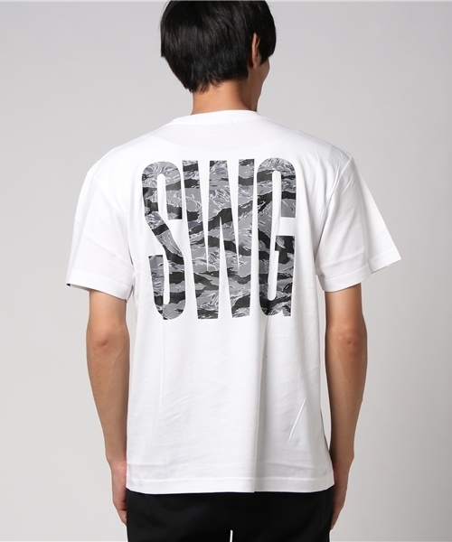 Swagger スワッガー の Tiger Camofuflage Swg Tee Tシャツ カットソー Wear